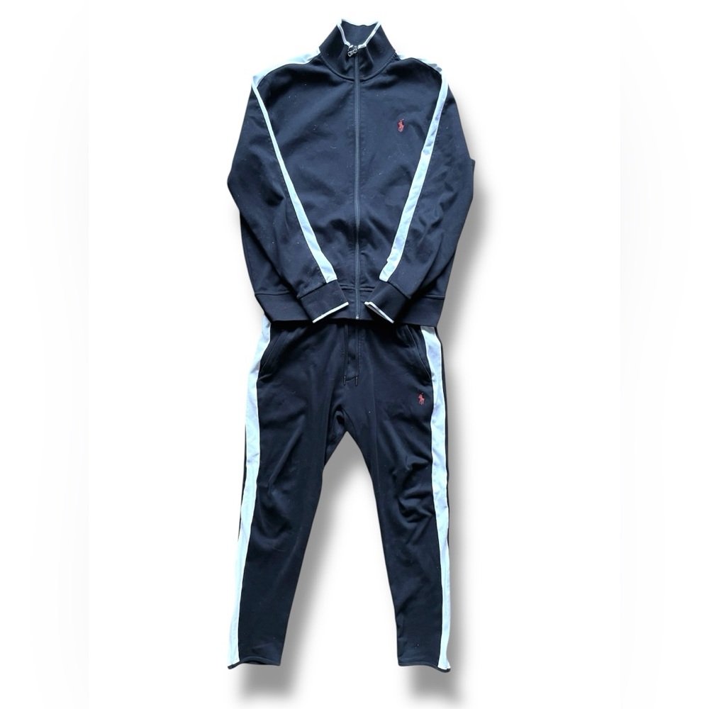 Polo Ralph Lauren Men’s Black Interlock Tracksuit